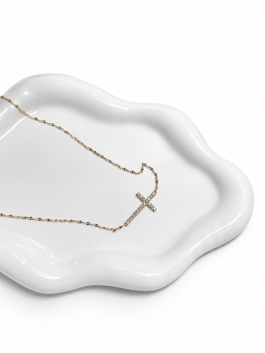 CZ Cross Necklace