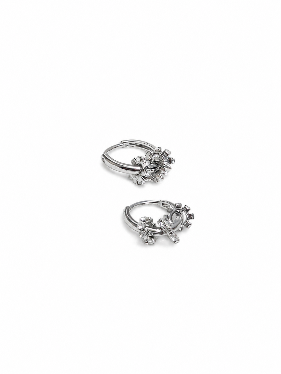Crystal Charm Earrings