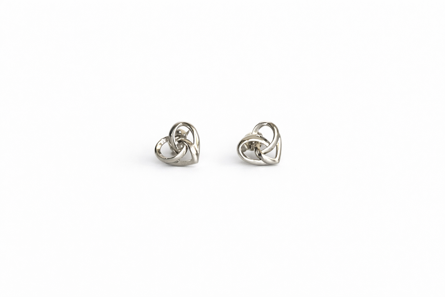 Infinity Heart Studs