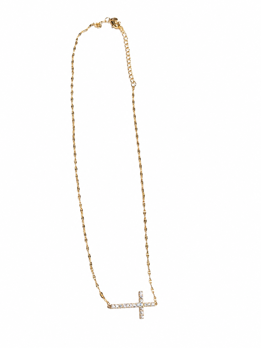 CZ Cross Necklace