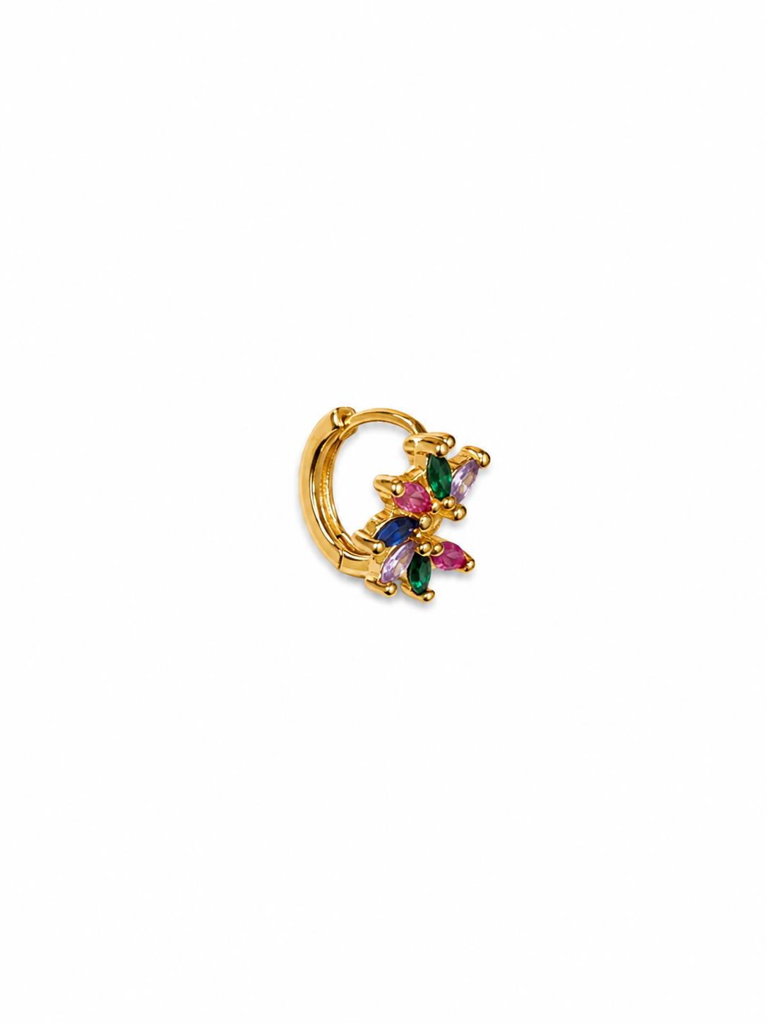 Rainbow Flower Earrings
