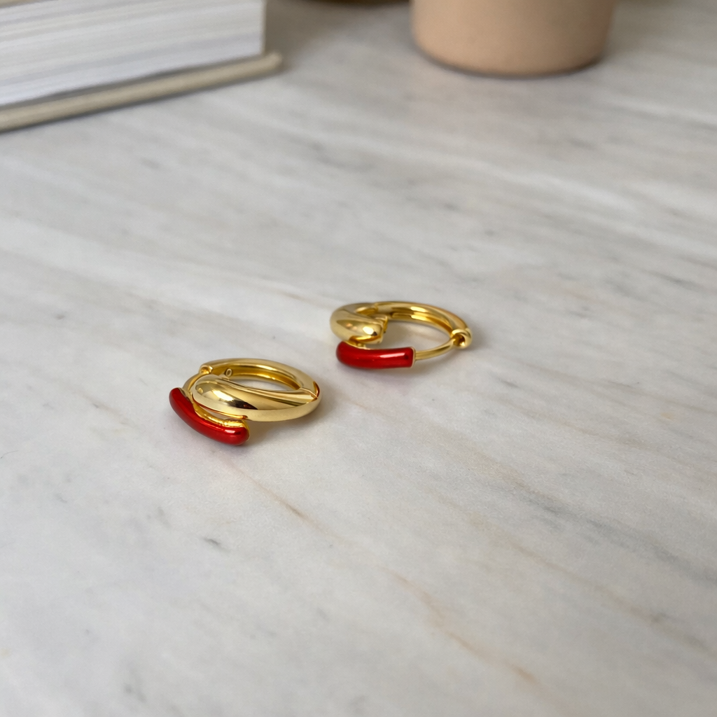 Scarlet Hoops