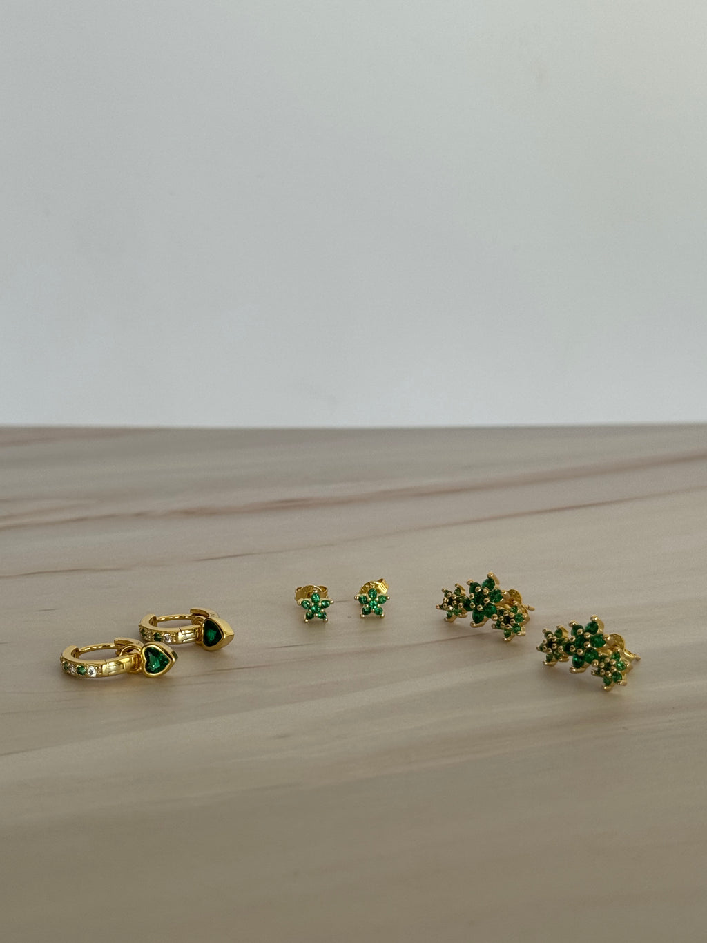 Emerald Dreams Earring Set