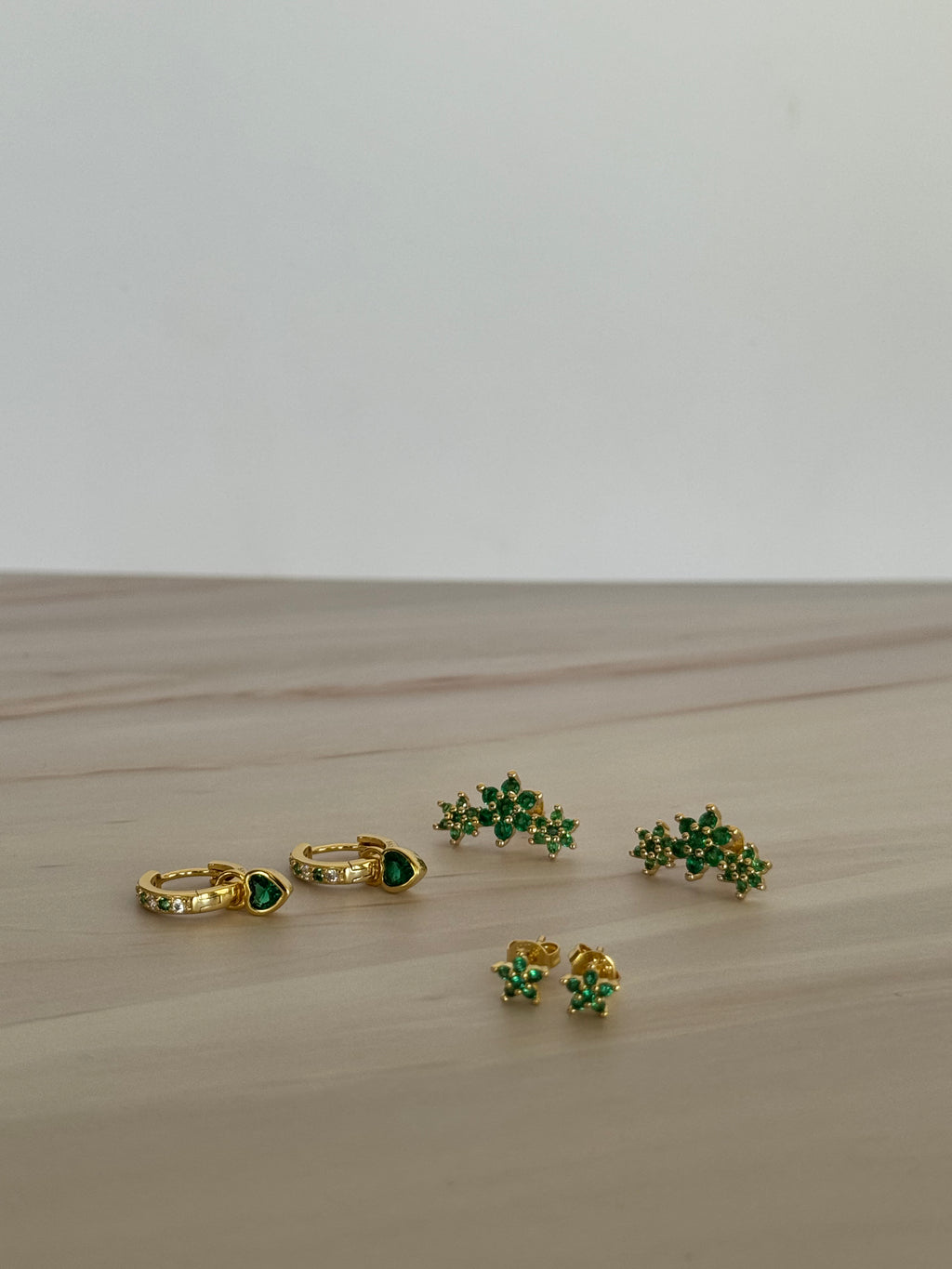 Emerald Dreams Earring Set