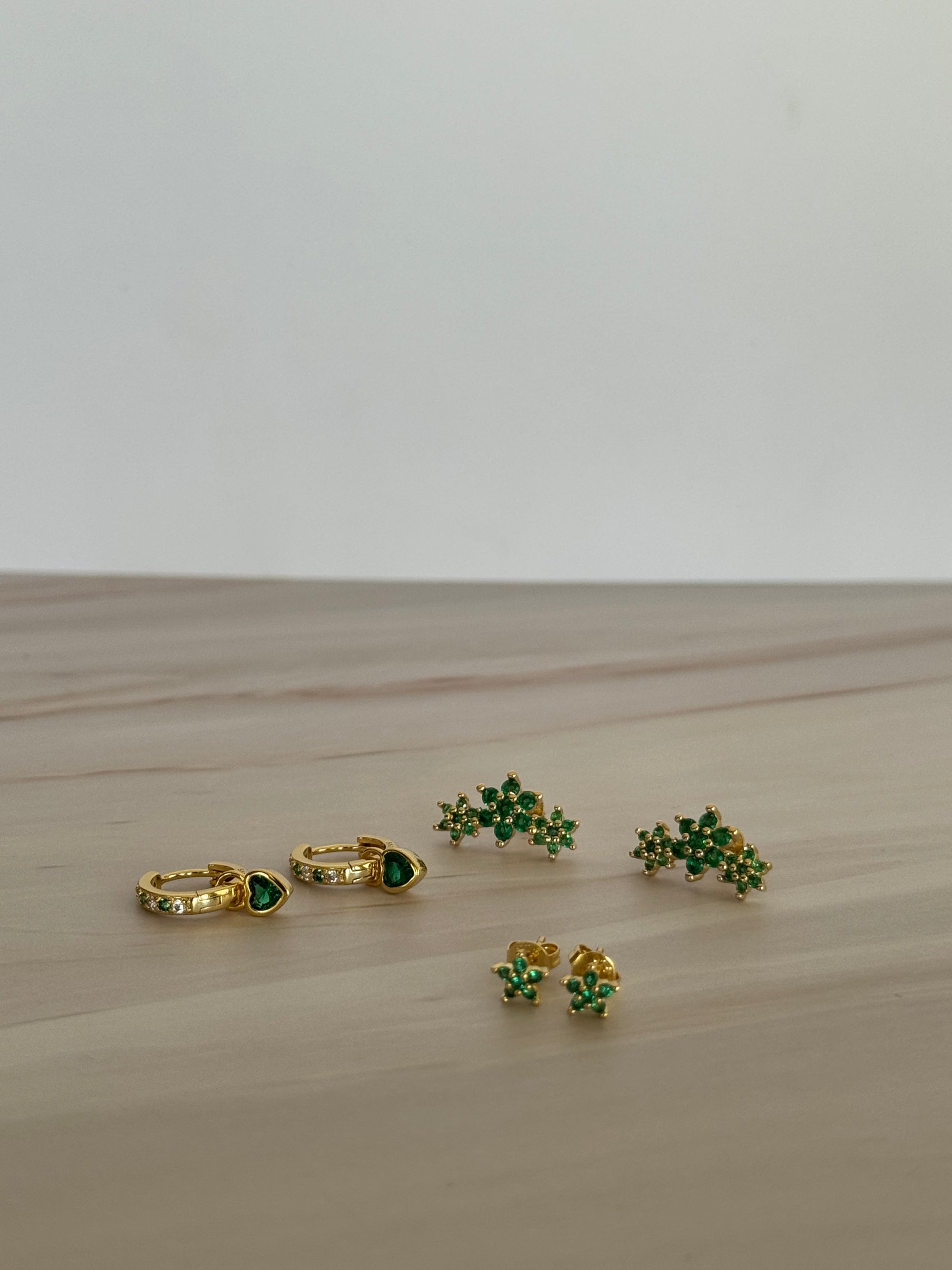 Emerald Dreams Earring Set