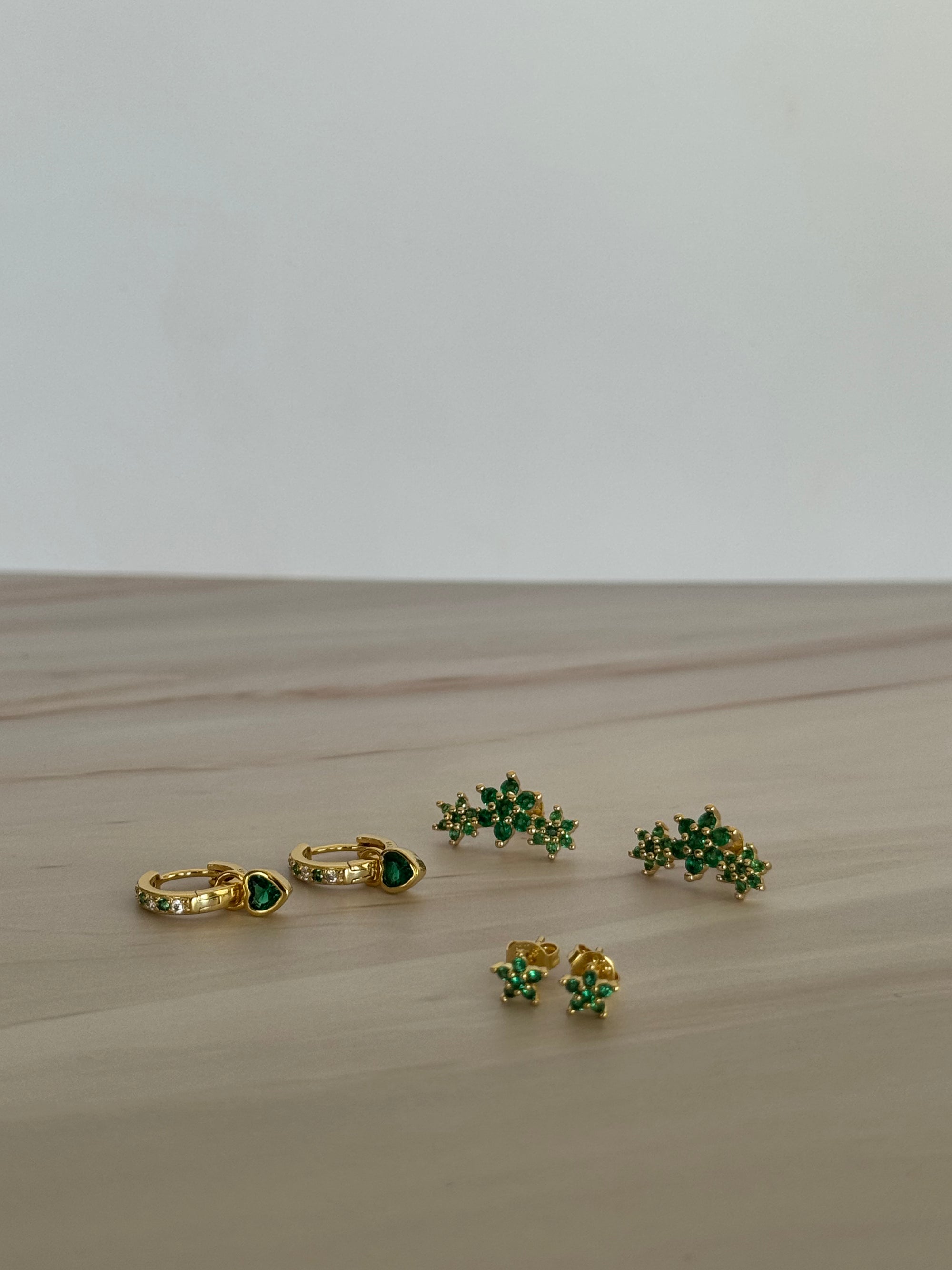 Emerald Dreams Earring Set