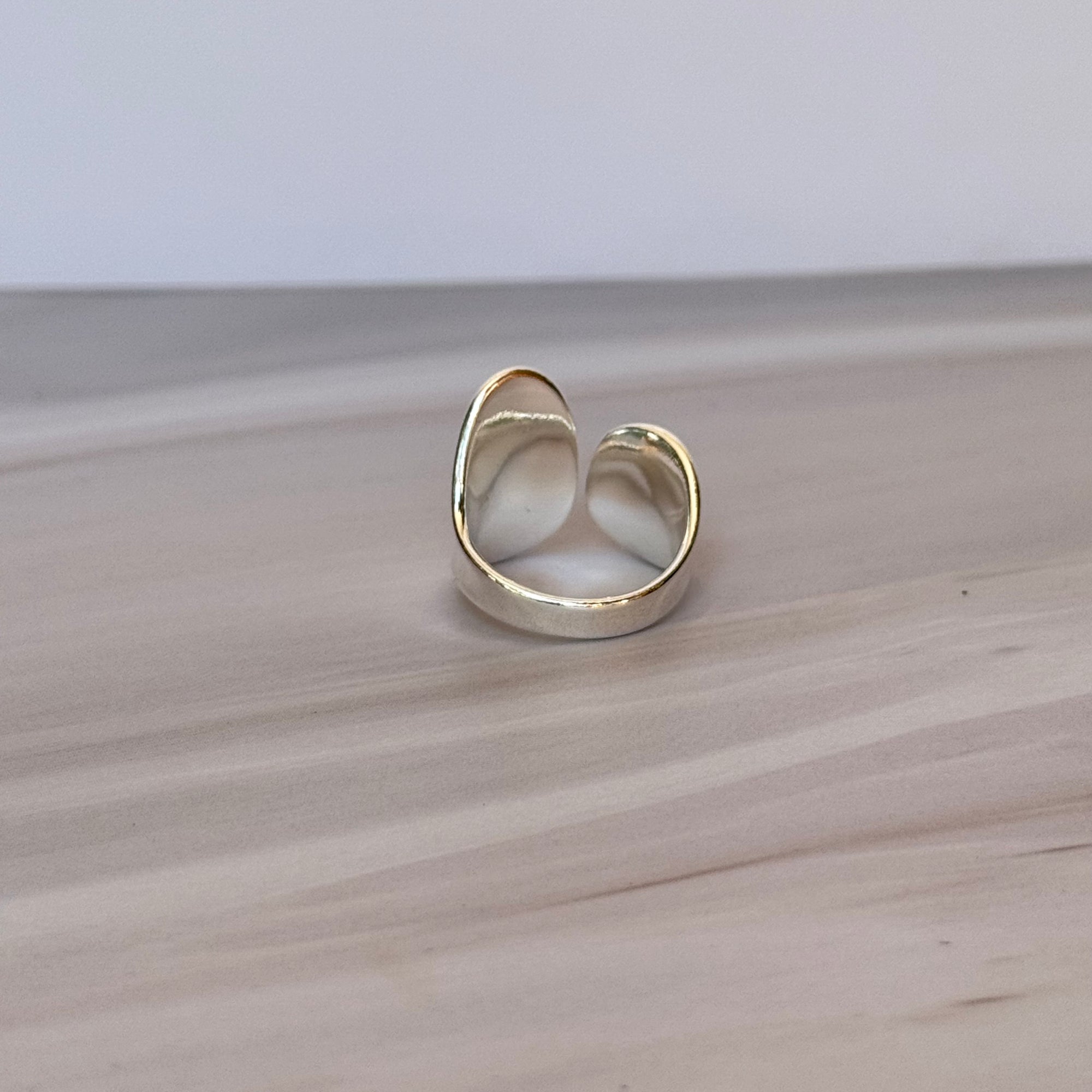 Wave Flow Ring Silver