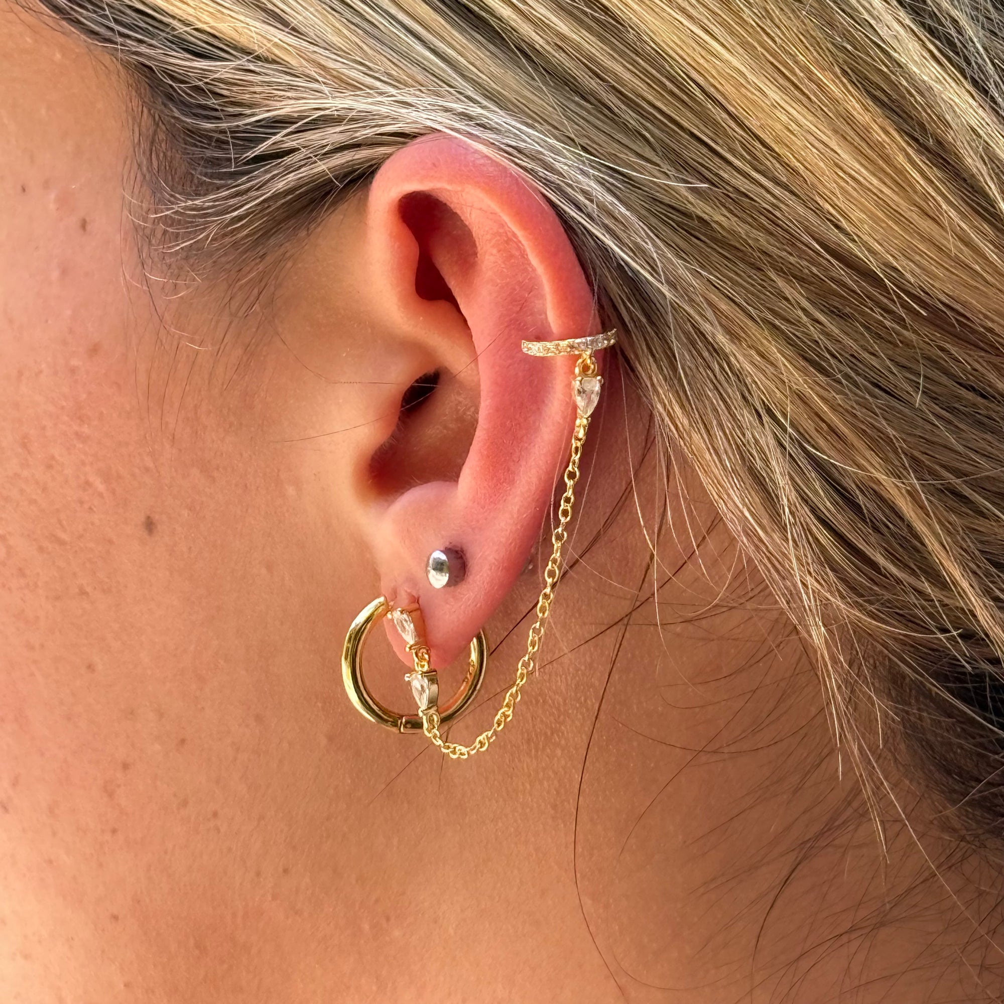 Linked Glow Earring