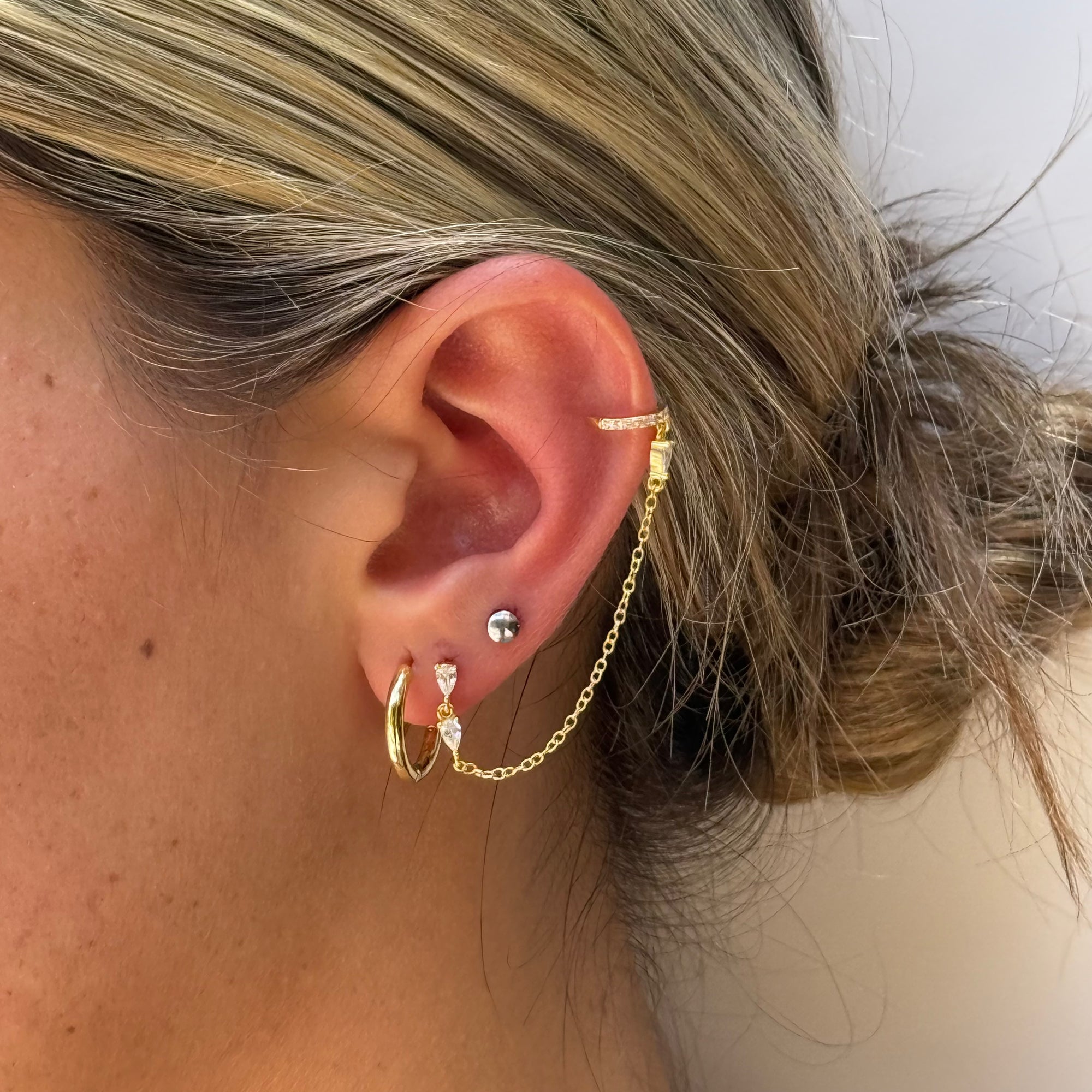 Linked Glow Earring