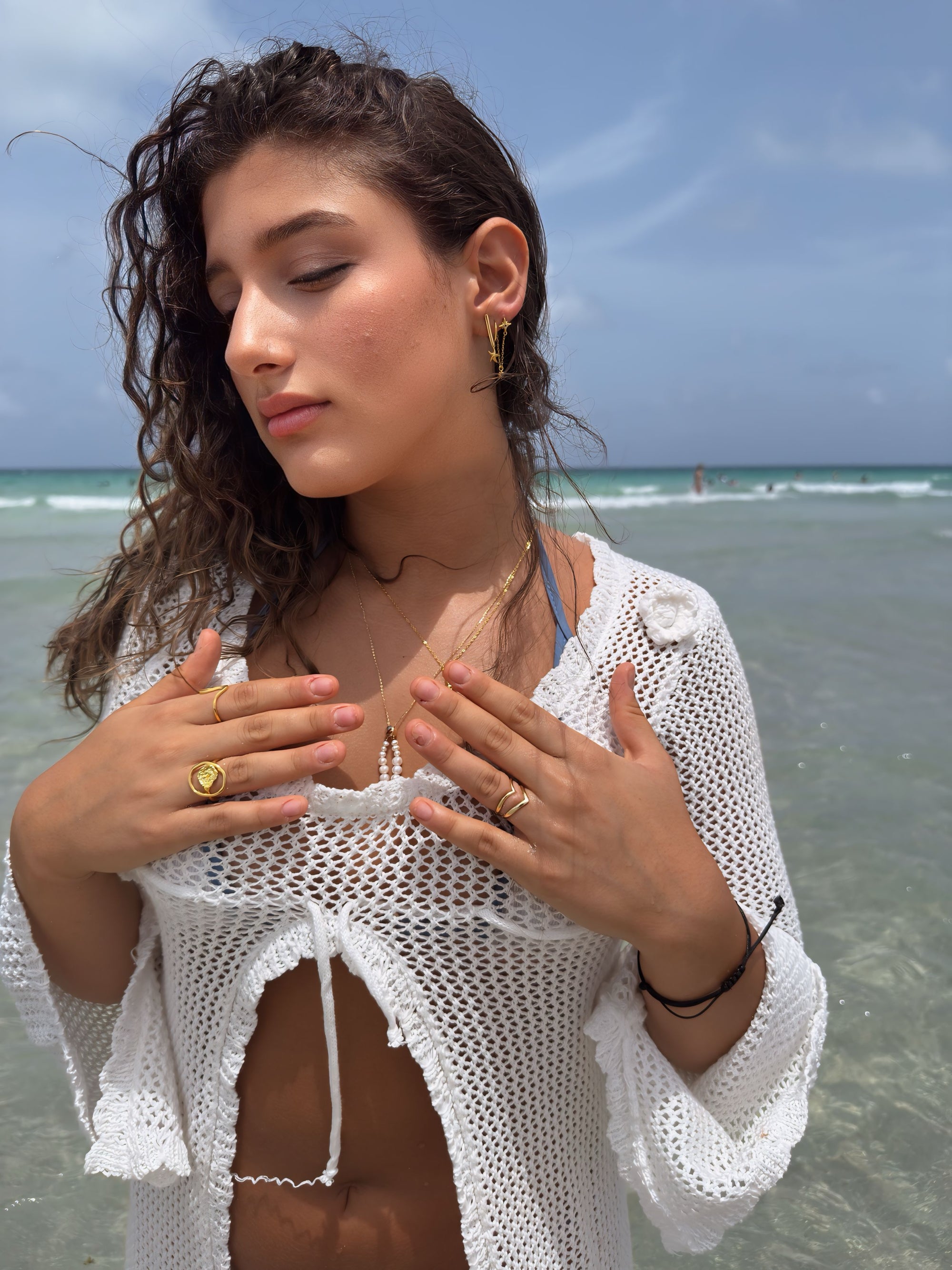 Triangle Mini Hoops