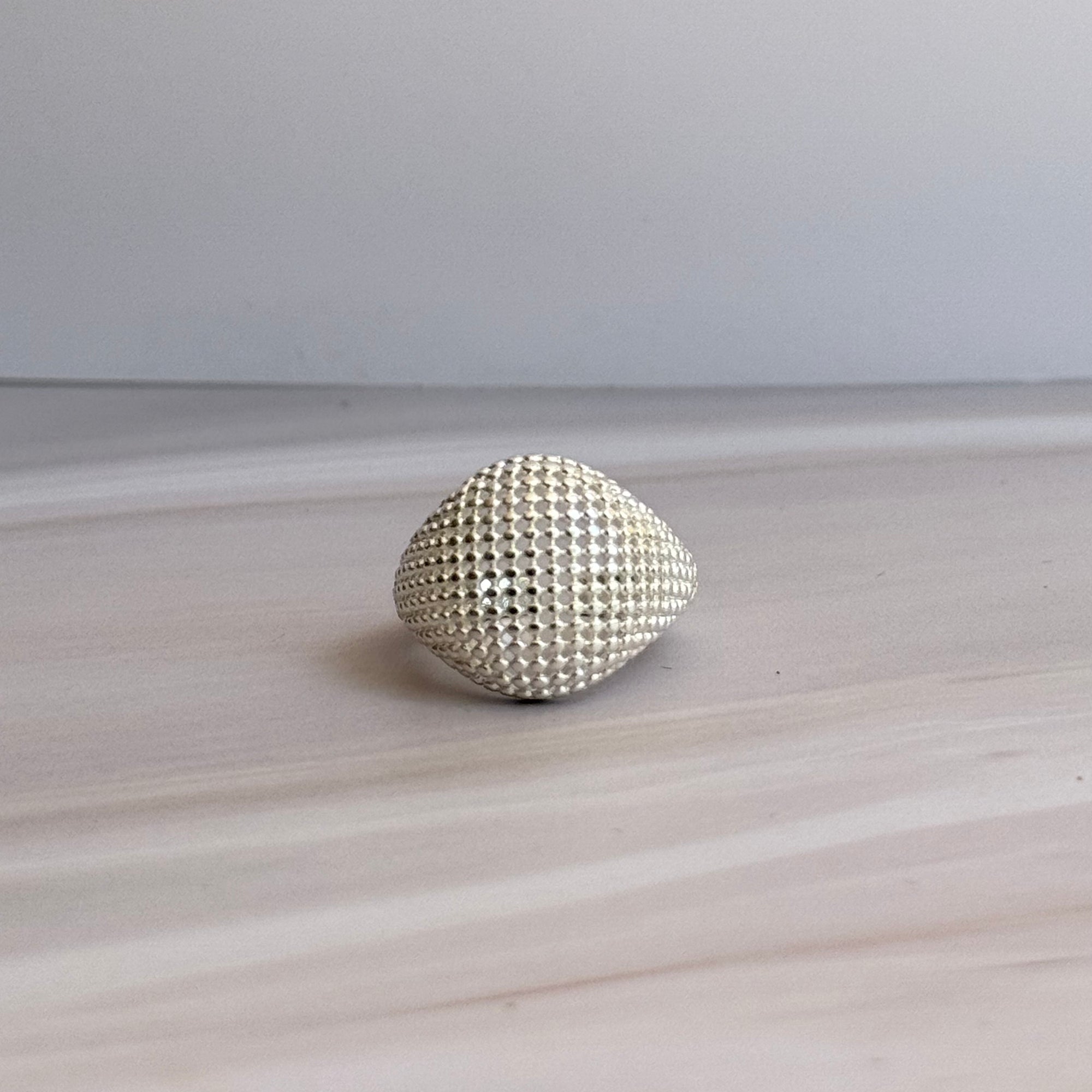 Sculted Shield Ring