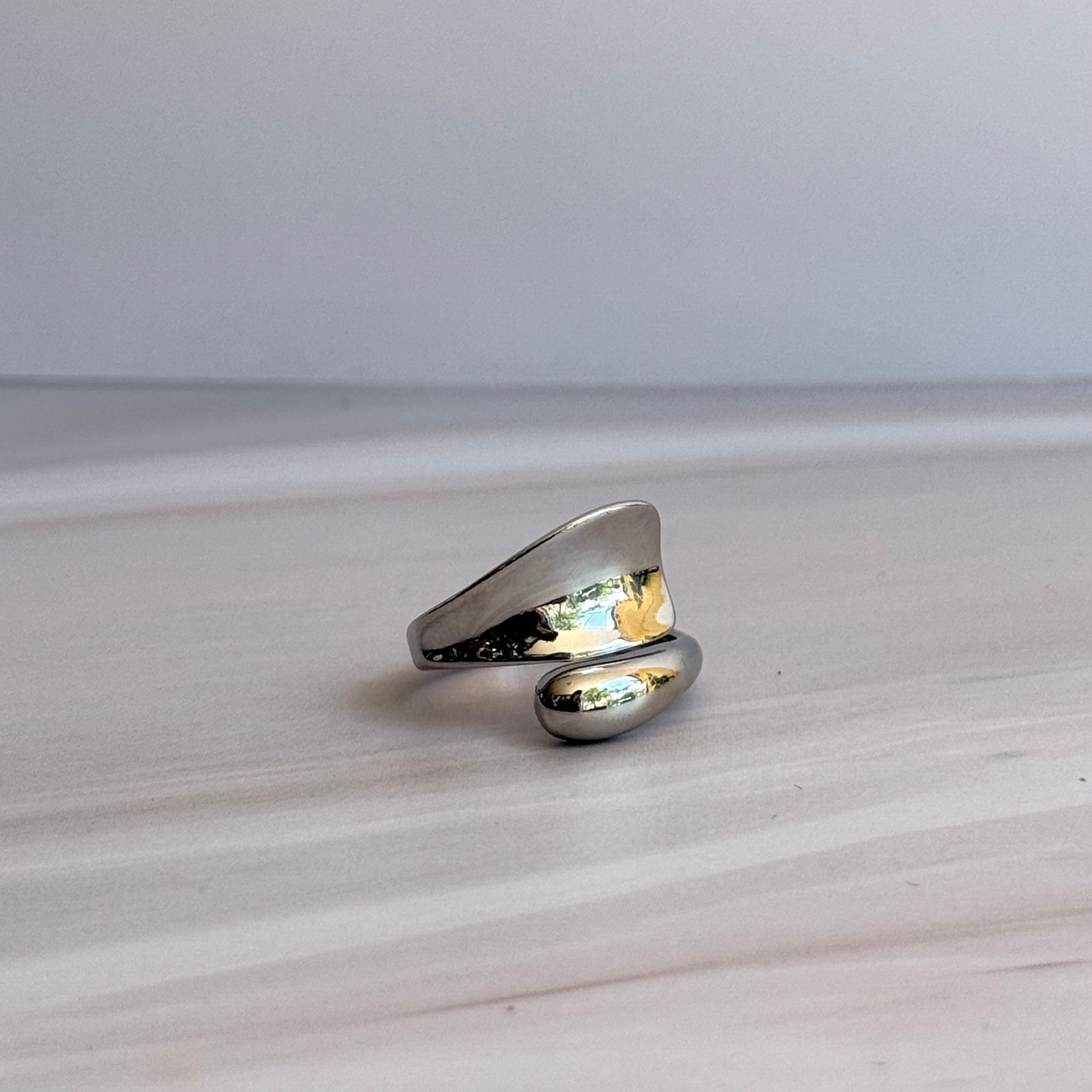 Silver Twist Ring