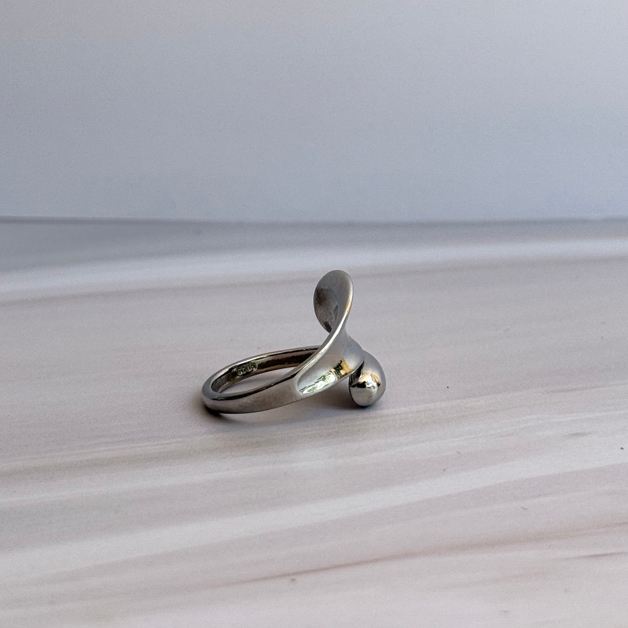 Silver Twist Ring