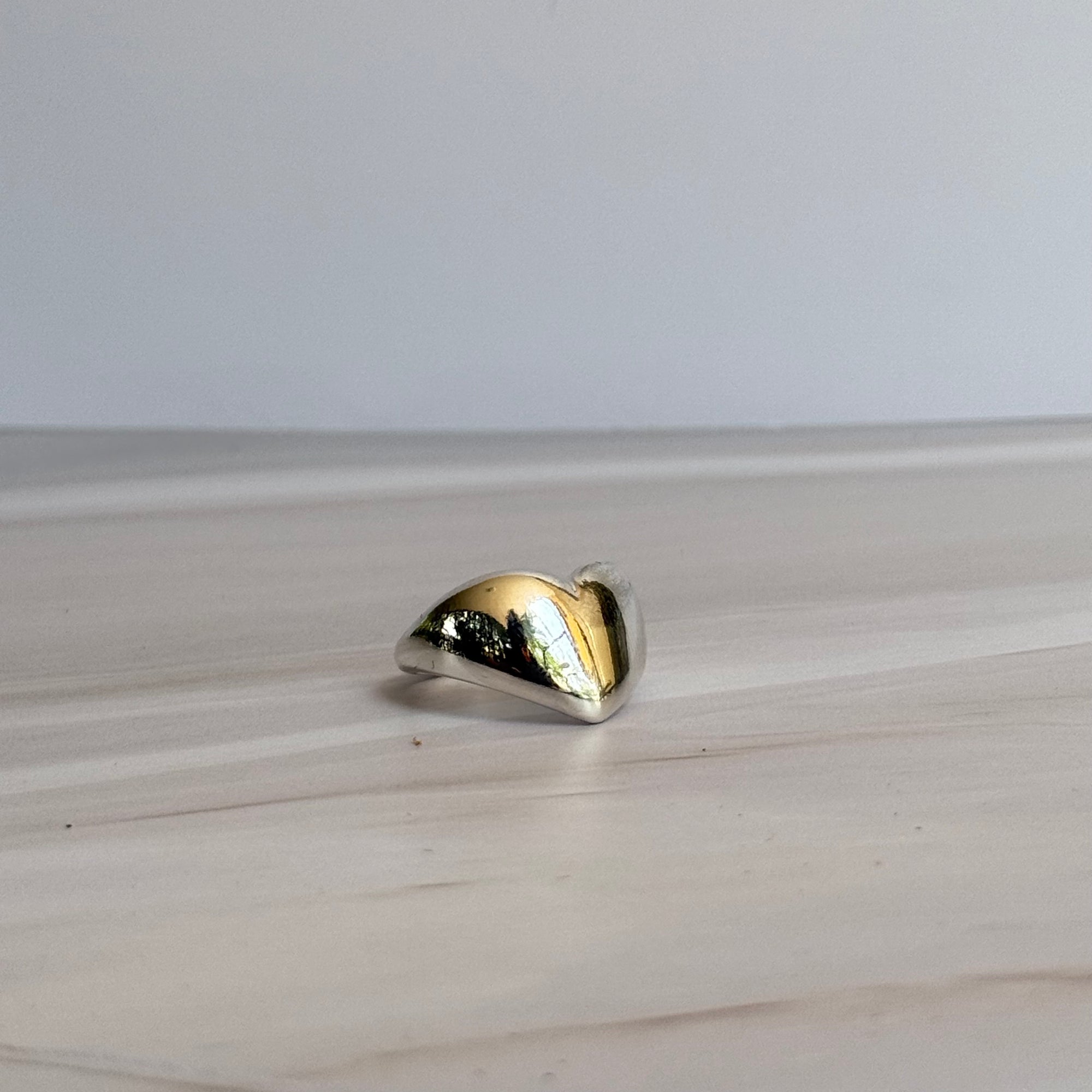 Bold Wave Ring Silver