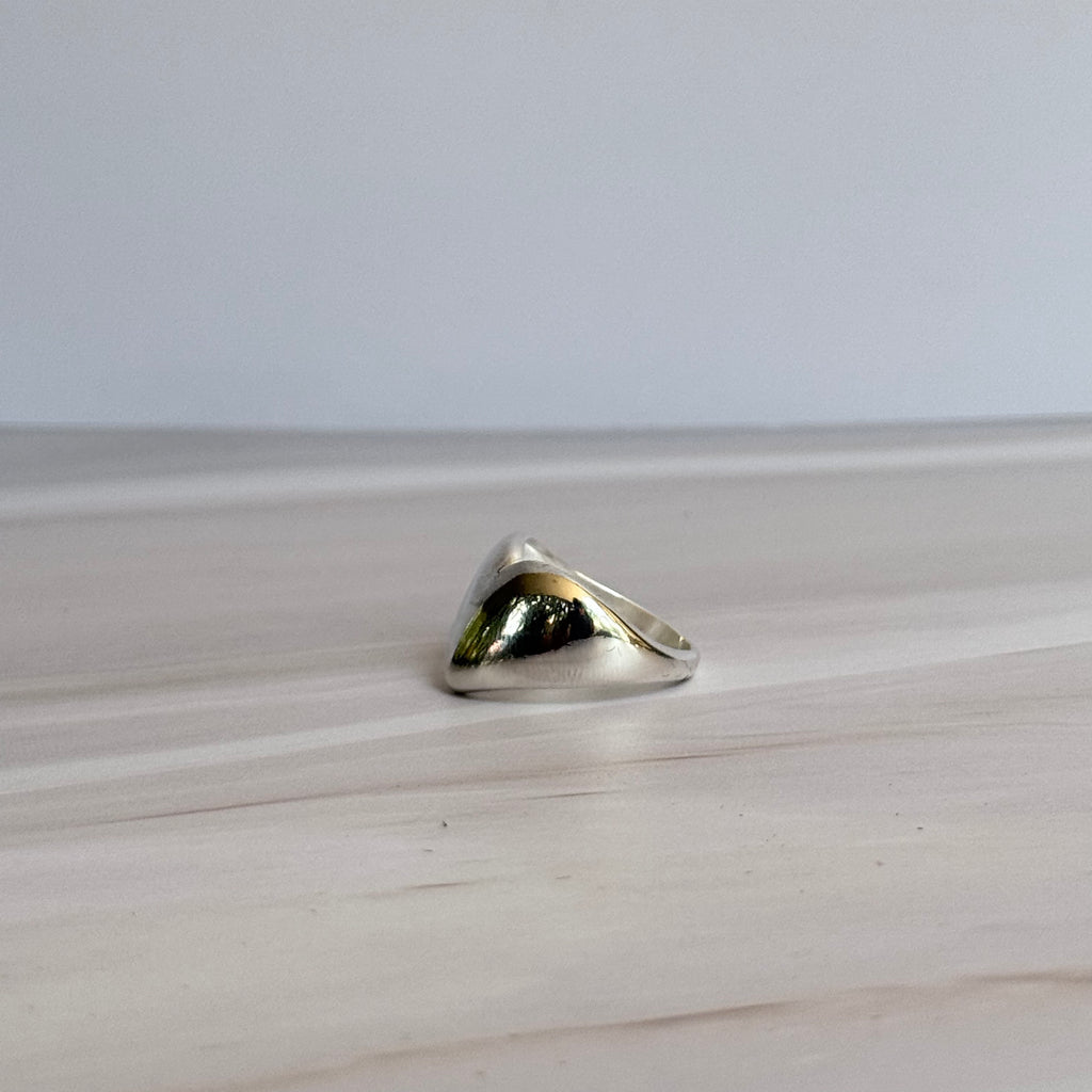 Bold Wave Ring Silver