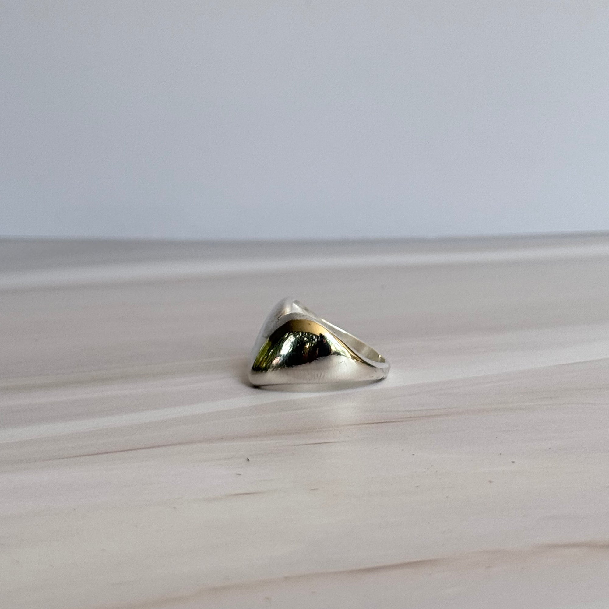 Bold Wave Ring Silver