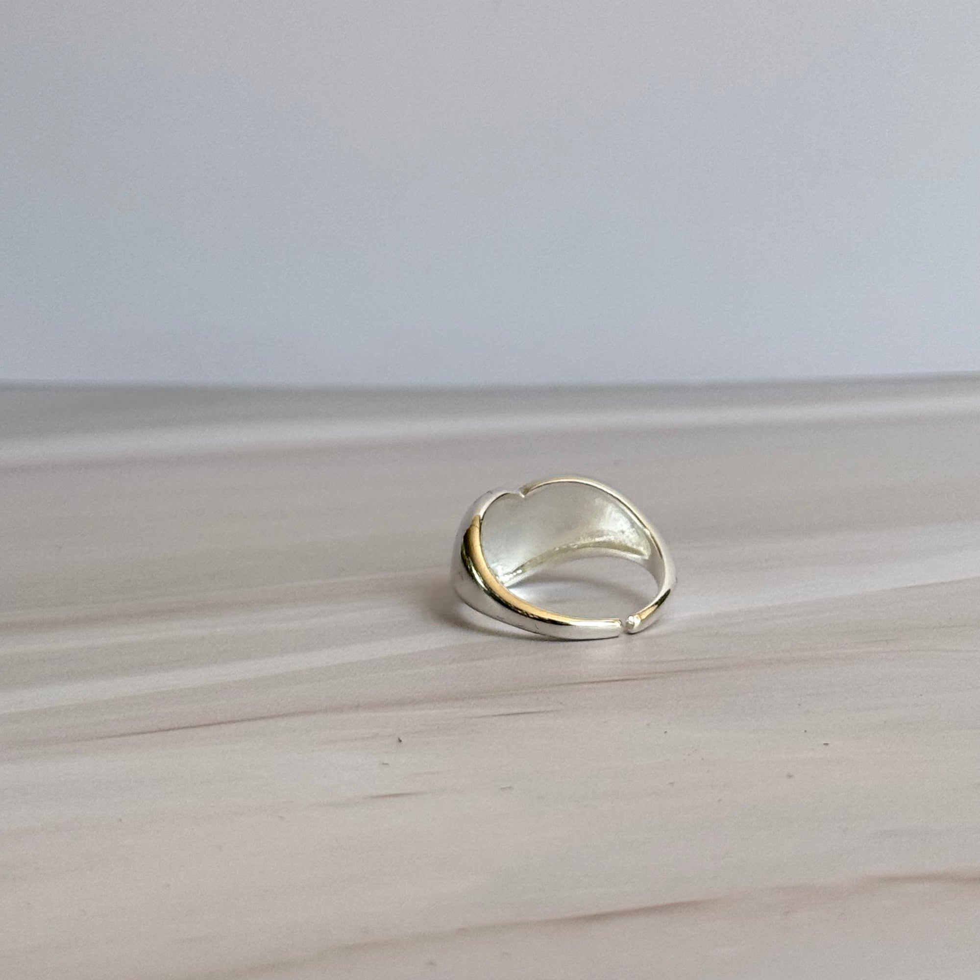 Bold Wave Ring Silver