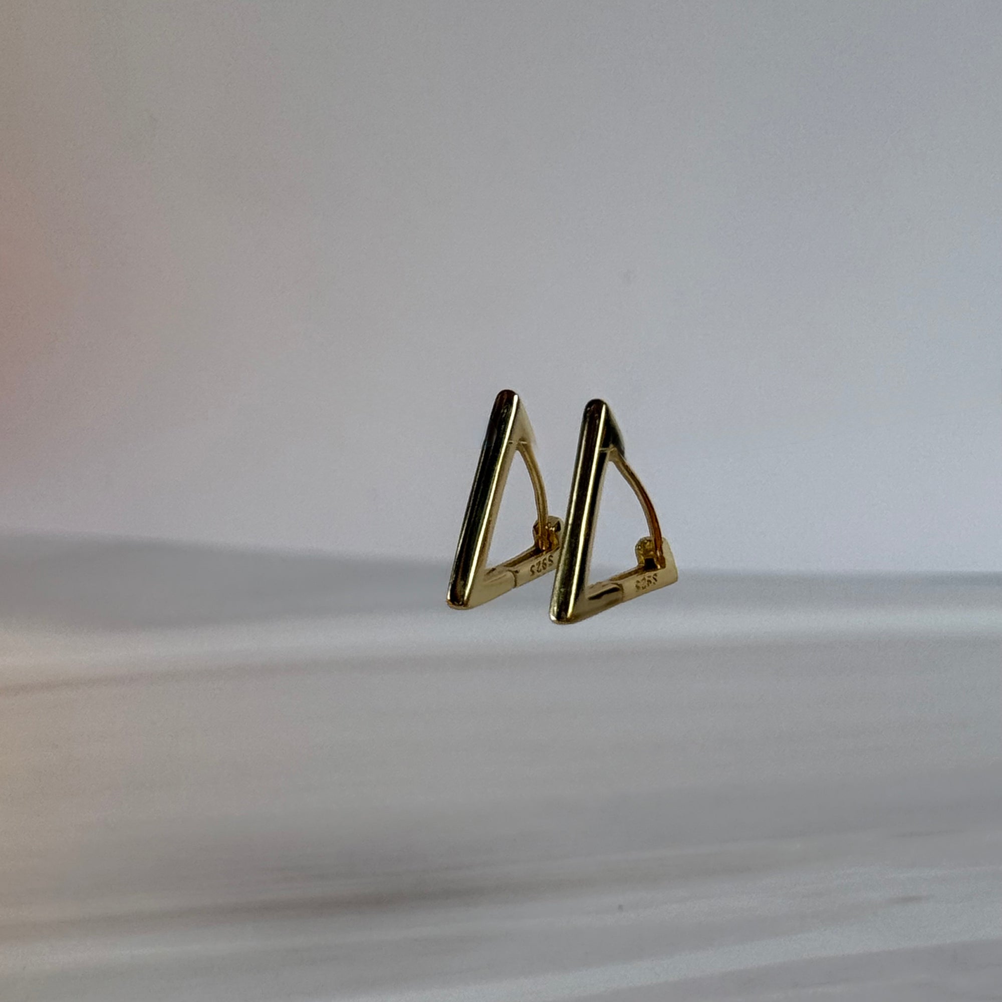 Triangle Mini Hoops