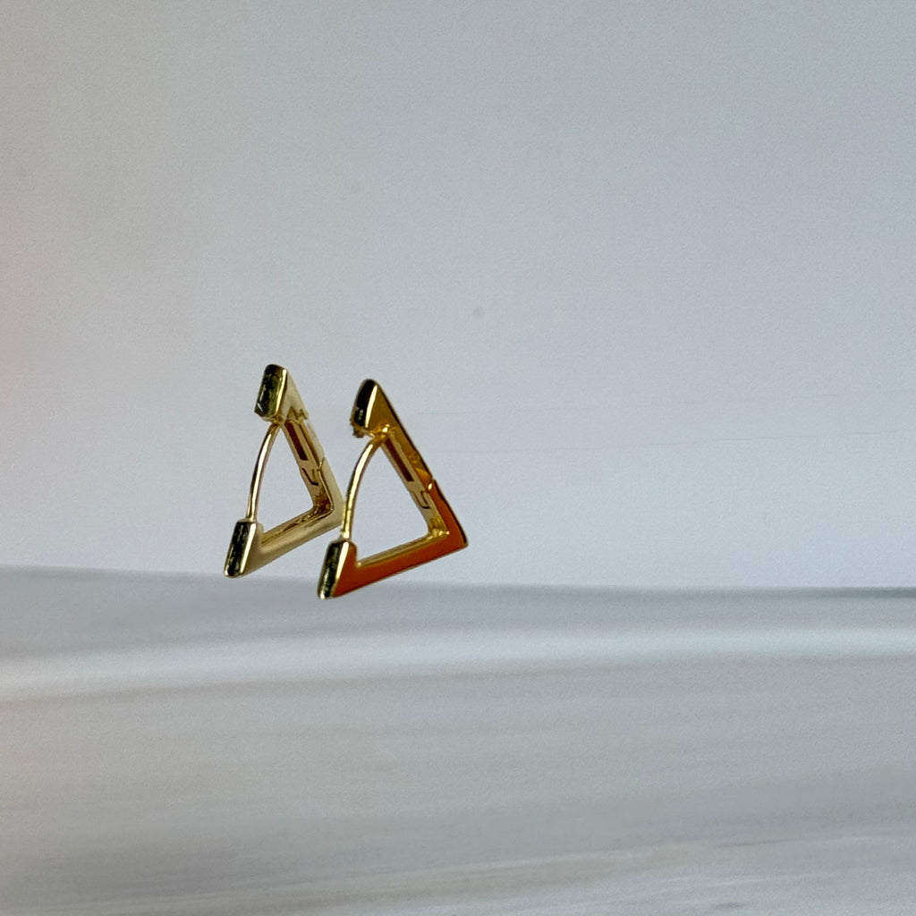 Triangle Mini Hoops